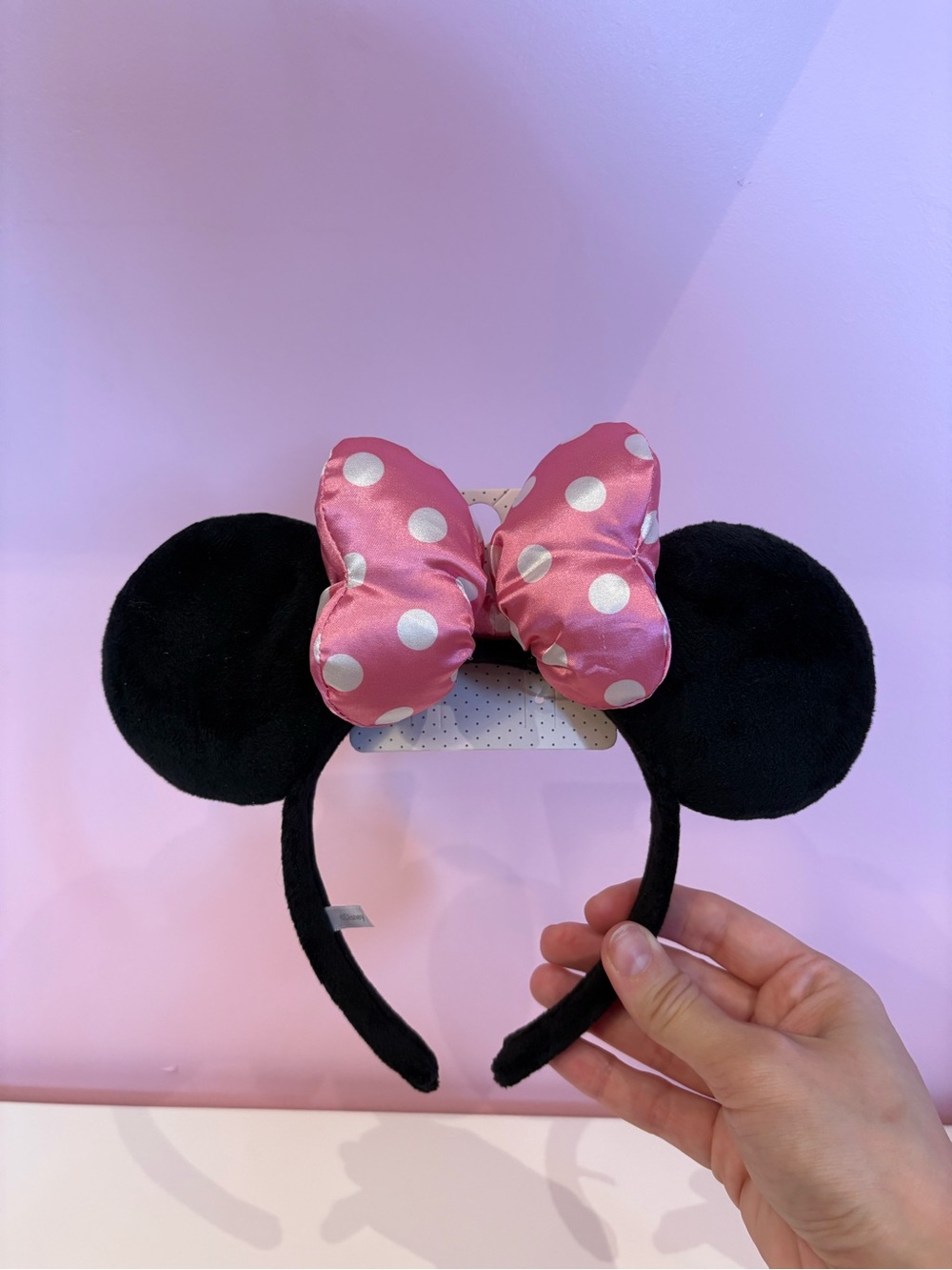 Disney x Primark Minnie Mouse Pink Polka Dot Ears Headband 🎀🩷 BNWT